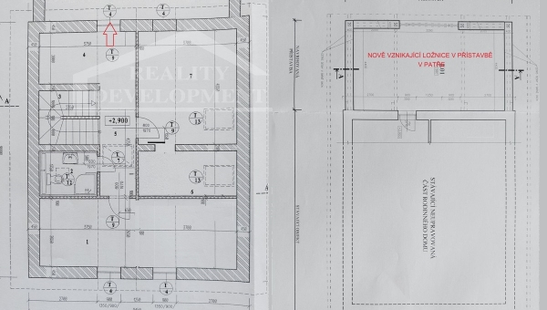 PRODÁNO - Na prodej rodinný dům 5+1 Lišov u Českých Budějovic